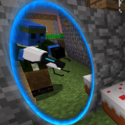 我的世界传送枪MOD(Portal Gun)